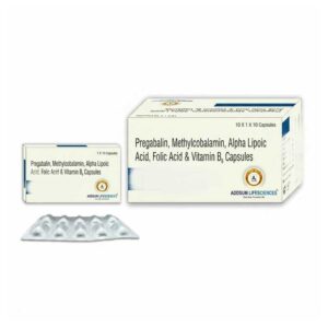 Pregabalin, Methylcobalamin, Alpha Lipoic Acid Folic Acid and Pyridoxine